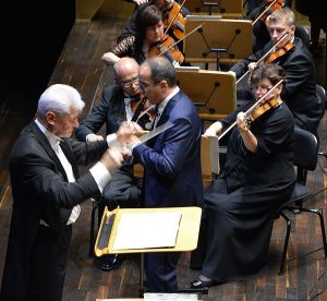 Filharmonia w Szczecinie, Bohdan Boguszewskie-dyr.Jean-Marc Fessard, sekcja I skrzypiec, foto JarosławDalecki
